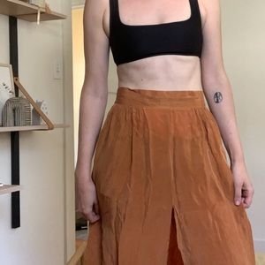 Vintage slit skirt